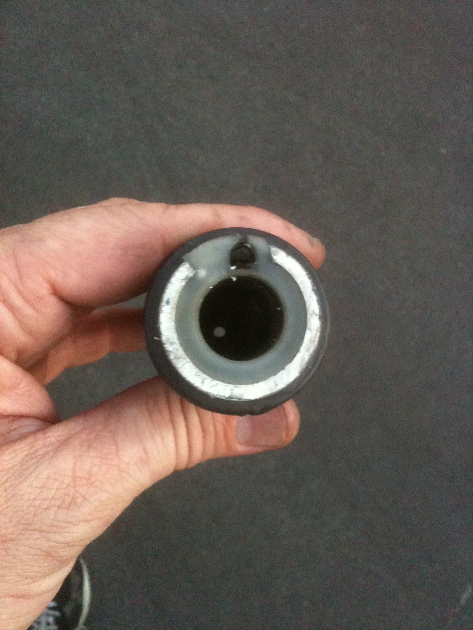 This didn't work: too big for the minuscule throttle housing